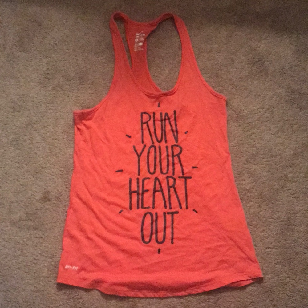 Nike “Run Your Heart Out Tank”, Brand New